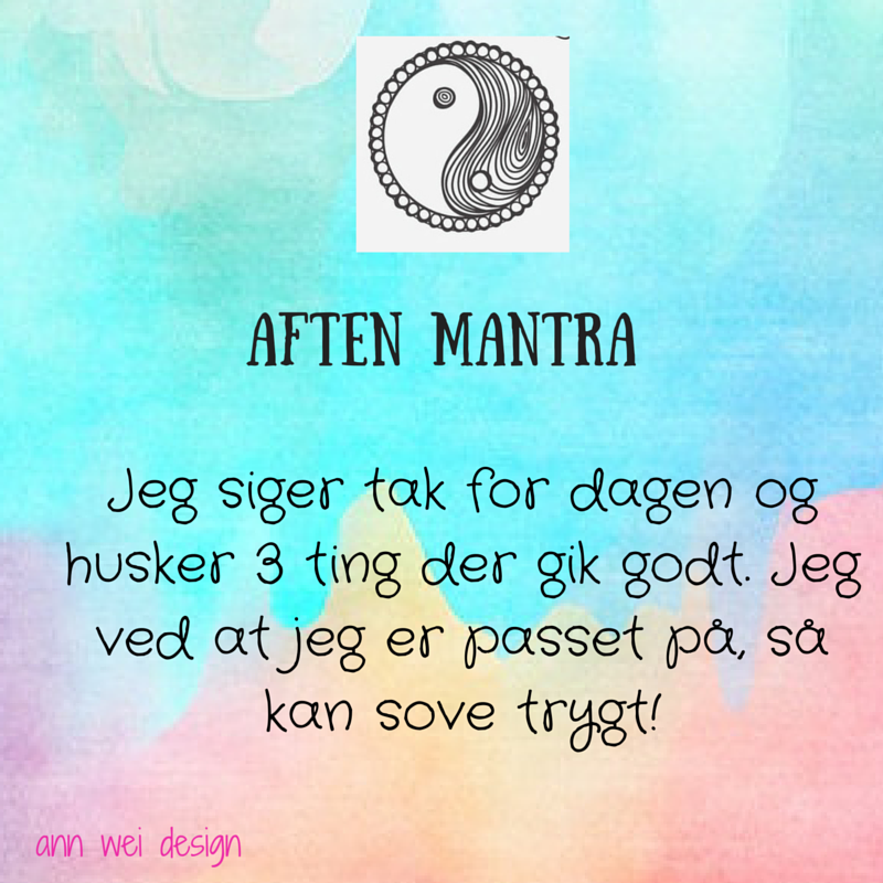 Aften mantra ann wei design