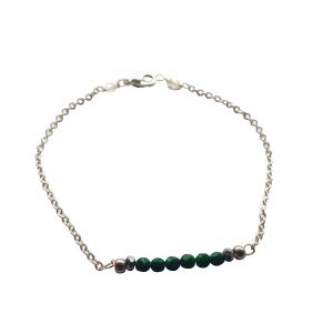 Armbånd med malakit - serie Himmel & Hav