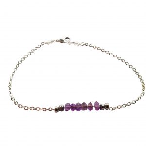Armbånd med ametyst - serie Himmel & Hav