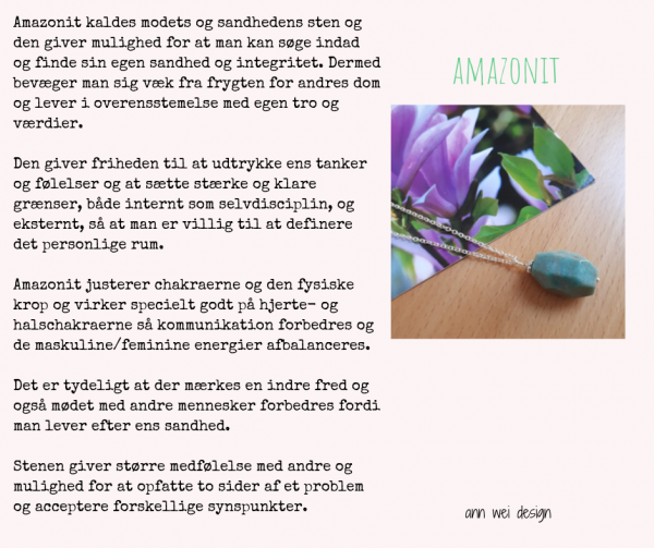 Amazonit sandhedens sten