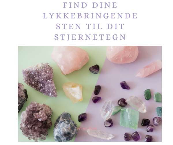 Find dine sten til din fødselsmåned